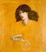 La Donna della Finestra, 1881 by Dante Gabriel Rossetti, English Pre-Raphaelite Painter,12x8"(A4) Poster Print
