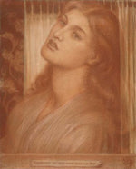 La Pia De' Tolomei - , 1868 by Dante Gabriel Rossetti, English Pre-Raphaelite Painter,12x8"(A4) Poster Print