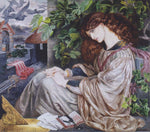 La Pia de Tolomei, 1868-1880 by Dante Gabriel Rossetti, pre-Raphaelite artist, 16x12" (A3) Poster