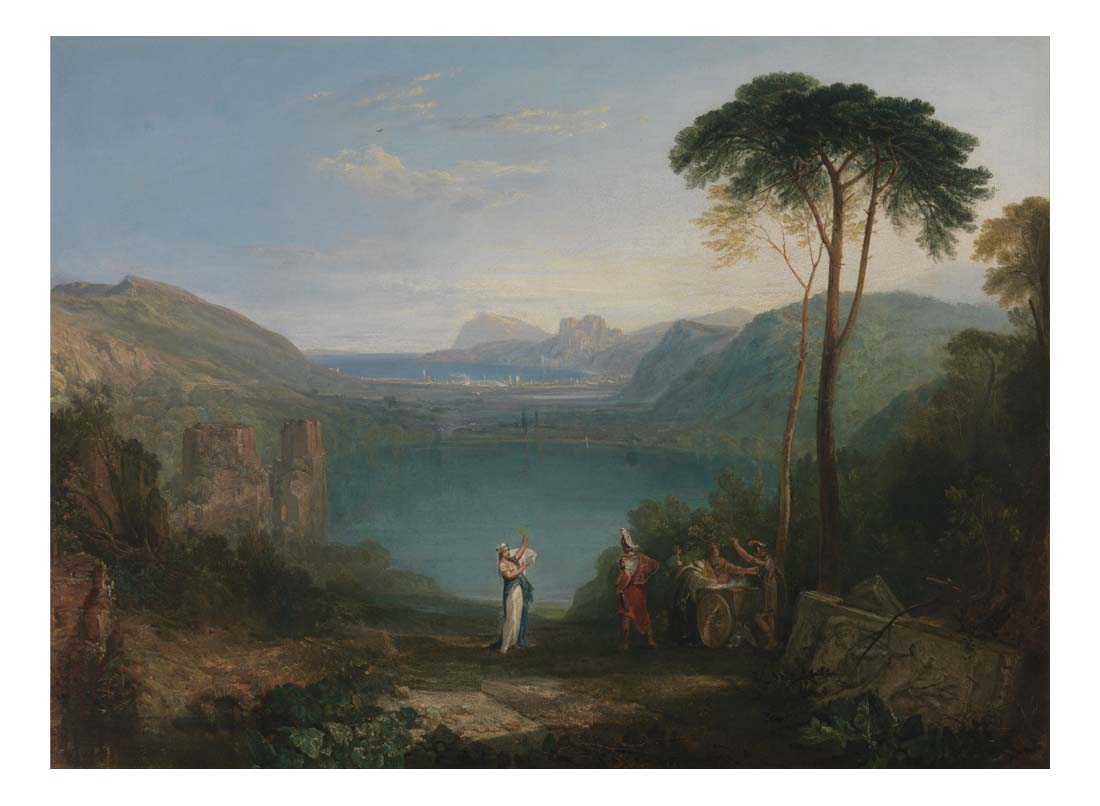 Lake Avernus - Aeneas and the Cumaean Sybil, 1814-15 by John Mallord William Turner RA