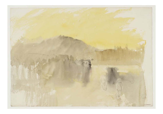Lake Como, 1843 by John Mallord William Turner RA, 12x8"(A4) Poster