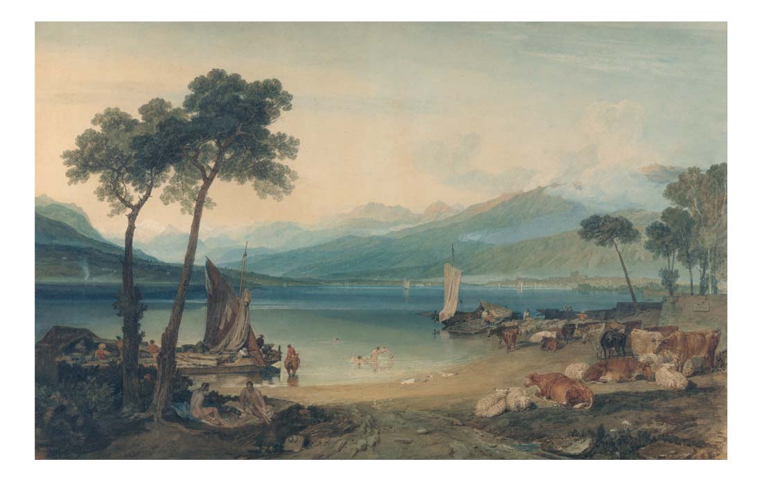 Lake Geneva and Mount Blanc, 1802-05 by John Mallord William Turner RA