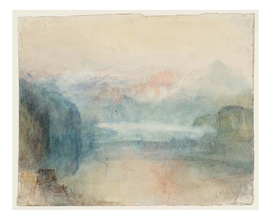 Lake Lucerne, 1844 by John Mallord William Turner RA