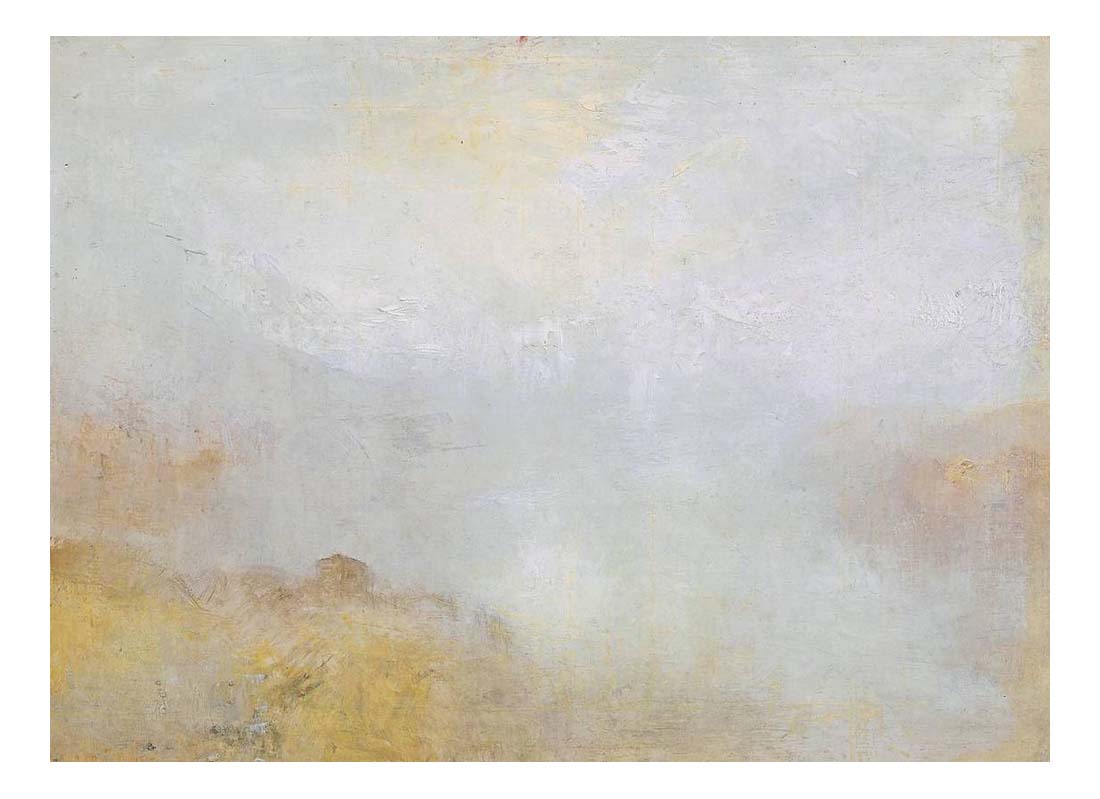 Lake Lucerne, the Bay of Uri from above Brunnen, 1844 by John Mallord William Turner RA, 12x8"(A4) Poster
