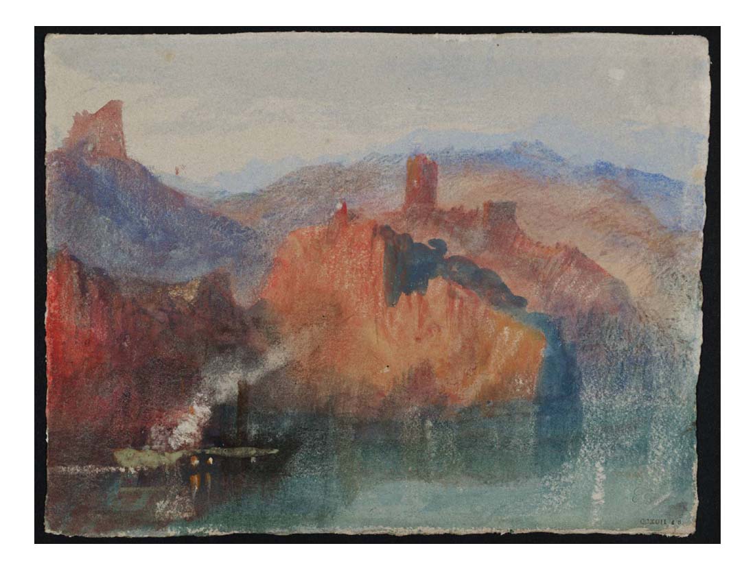 Lake Scene, with Mountains, 1834 by John Mallord William Turner RA