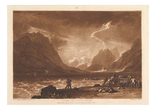 Lake of Thun, Swiss, 1808 by John Mallord William Turner RA