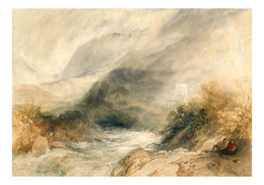 Lanthony Abbey, Monmouthshire, 1834 by John Mallord William Turner RA