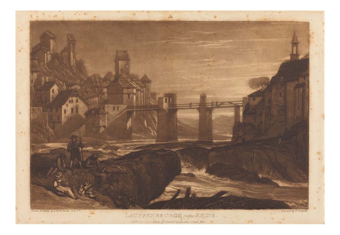 Lauffenbourgh on the Rhine, 1811 by John Mallord William Turner RA