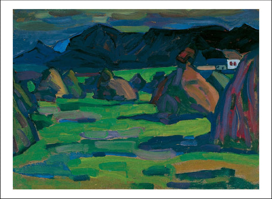 Lempertz-867-1065-Moderne-Kunst-Kornhausten-Murnau-Herb by Wassily Kandinsky, 12x8"(A4) Poster Print