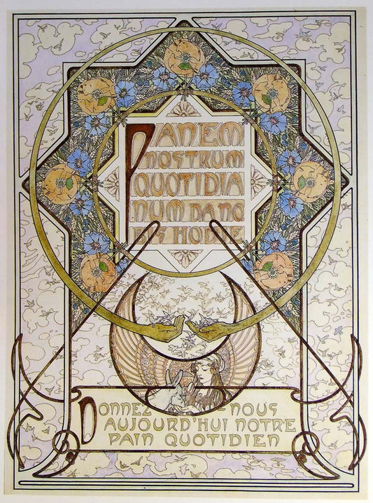 Lepater7 vintage artwork by Alphonse Mucha, 16x12" (A3 size) poster print