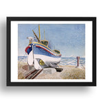 Lifeboat 1938 by Eric Ravilious, 17x13" Frame