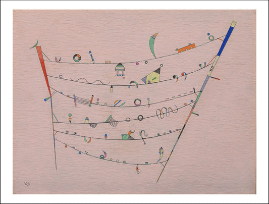 Little Accents, 1940 by Wassily Kandinsky, 12x8"(A4) Poster Print