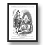 Lord Chancellors Richard Bethel Francis Bacon Historic Poster 1865 A4, vintage historic poster in 17x13"(A3) Frame