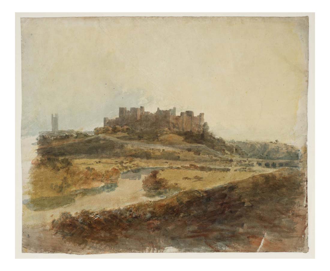Ludlow Castle and Bridge, Seen from the North East, 1798-99 by John Mallord William Turner RA