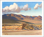 Nevada Hills 1927 by Maynard Dixon, Classic American Western Art, 16x12" (A3) Poster Print