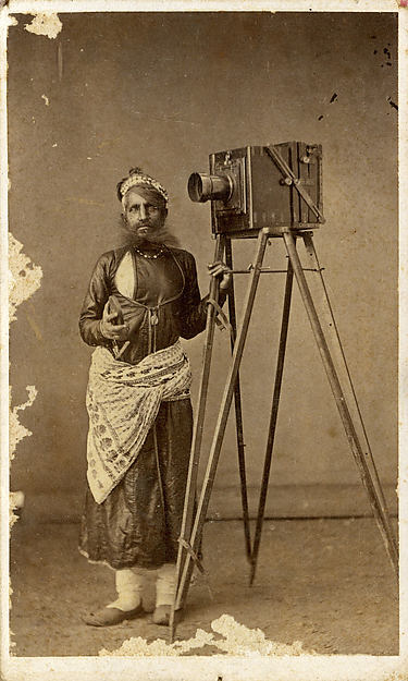 Portrait of Mohan Lal with His Camera c1875,16x12"(A3)Poster