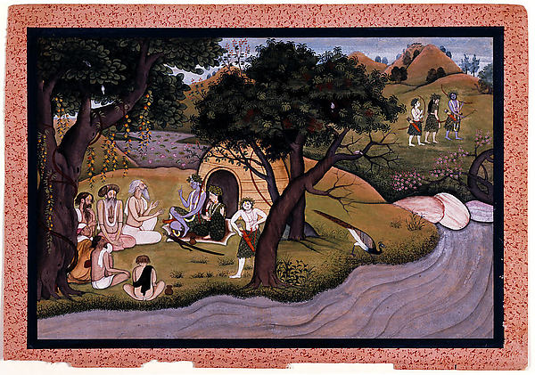 Ascetics in the Dandaka Forest Asking for Protection: Folio fr,16x12"(A3)Poster