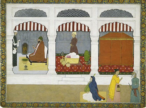 Raja Balwant Singh at Ease In His Private Quarters  Seated at,16x12"(A3)Poster