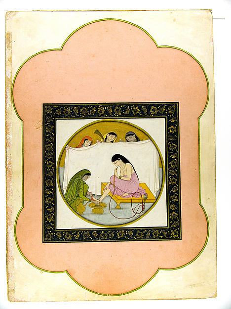 Radha Prepares to Meet Her Lover c1780–90-First generation aft,16x12"(A3)Poster