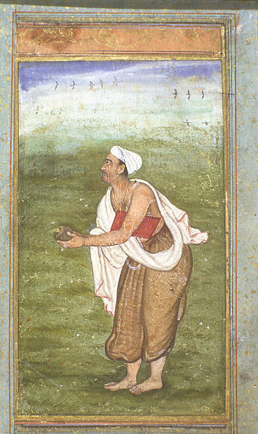Self Portrait of Keshav Das c1570-Attributed to Keshav Das,16x12"(A3)Poster