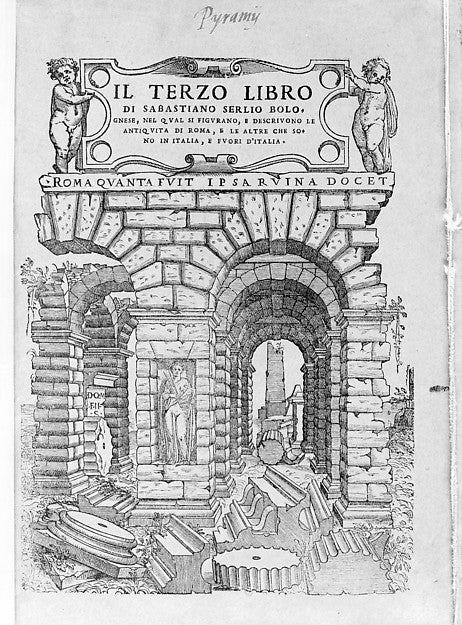 Il terzo libro di Sabastiano Serlio Bolognese 1540-,  Poster Print Wall Art