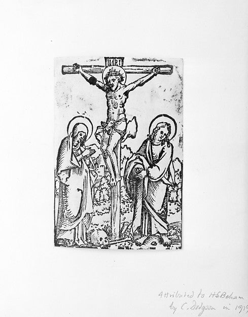 Sebald Beham:The Crucifixion 1521-16x12"(A3) Poster