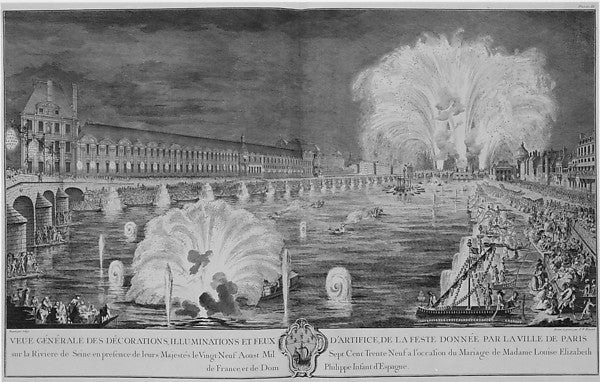 Marriage of Louise-Élisabeth of France and Don Philip of Spain,  Poster Print Wall Art