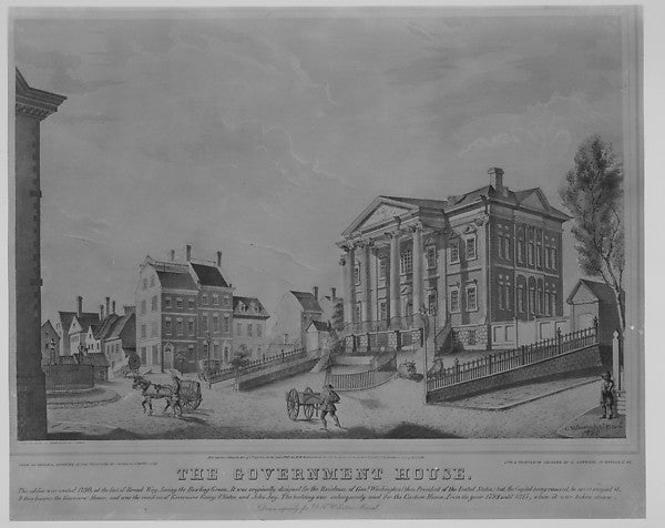 The Government House  New York c1850-1865-Charles Currier, Mas, Poster Print