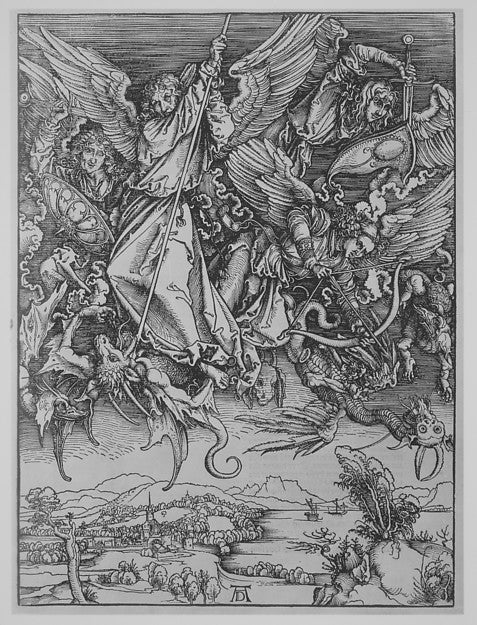 Apocalypsis cu Figuris 1511-,  Poster Print Wall Art
