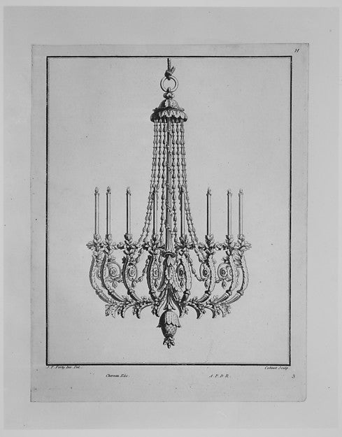 Oeuvres de Sculptures en Bronze [1788 ?]-Jean François Forty,16x12"(A3)Poster