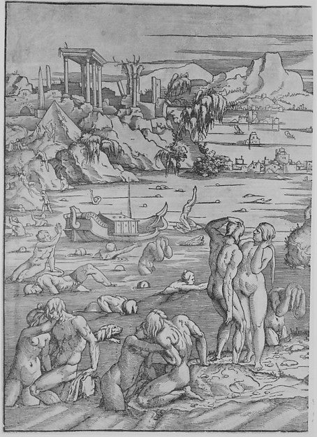 The Deluge c1524-Jan van Scorel,16x12"(A3)Poster