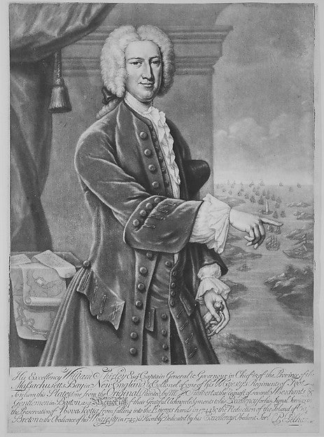 Engraved by Peter Pelham , London 1697–1751 Boston, Massachu-16x12"(A3) Poster