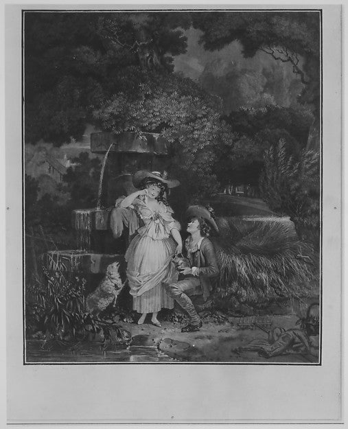 Fortune and Misfortune  or The Broken Pitcher 1787-Louis Phili,  Poster Print Wall Art