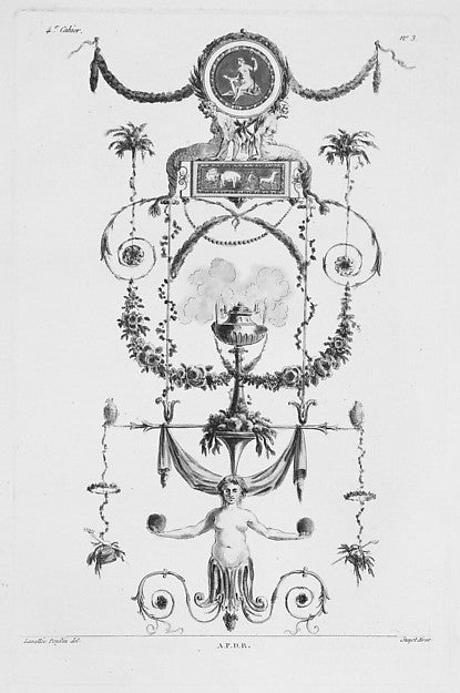 Nouvelle Collection d'Arabesques [before 1790]-Étienne de Lava, Poster Print