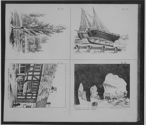 The Oxford Drawing Book to which is added  Lessons in Flower D,  Poster Print Wall Art