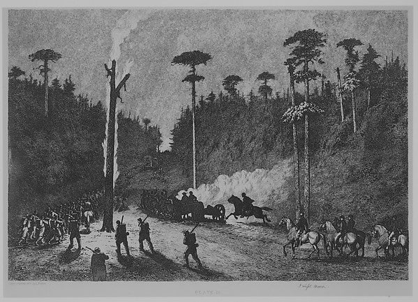 A Night March  Plate 16 from Life Studies of the Great Army 18,16x12"(A3)Poster