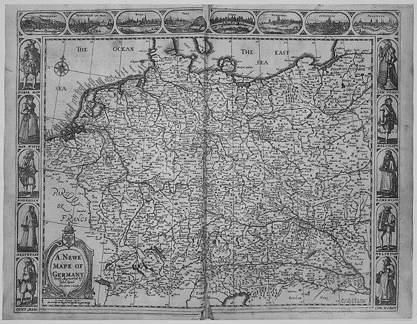 A Prospect of the Most Famous Parts of the World: Viz. Asia  A,16x12"(A3)Poster