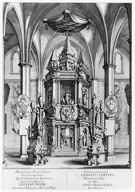 Tomb of Joseph I  Emperor of Hungary  King of Bohemia 1700–176,16x12"(A3) Poster