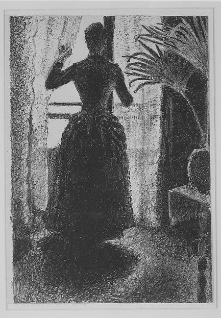 Woman at the Window -  Initial Conception for the painting  "Sun,  Poster Print Wall Art