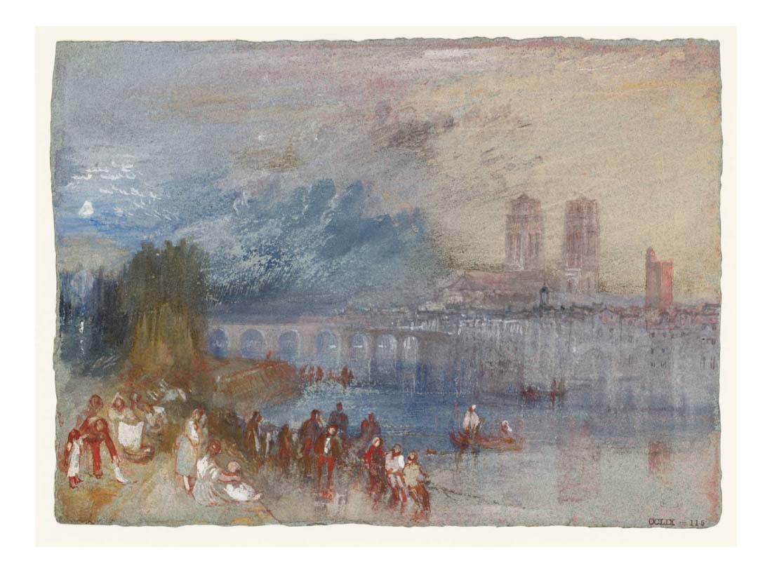 Mantes, 1833 by John Mallord William Turner RA
