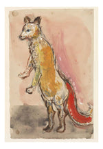 Marc Chagall - A Fox, costume design for Aleko, 16x12" (A3) Poster Print