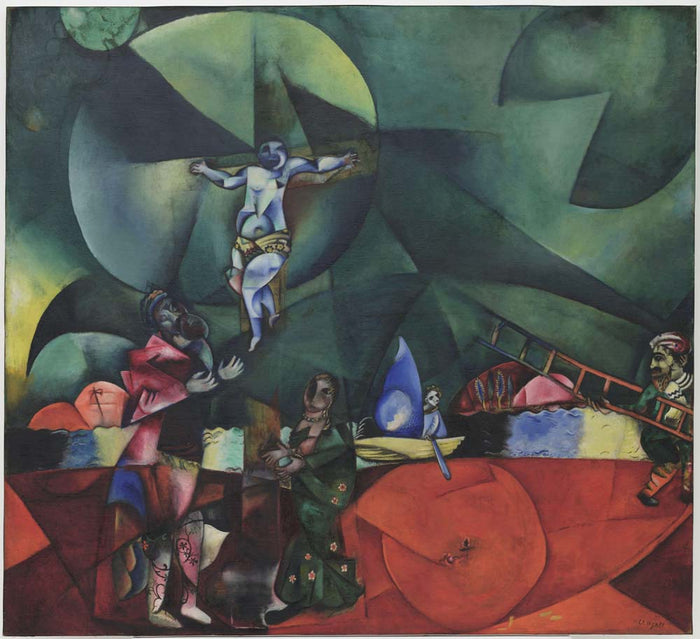 Marc Chagall - Calvary, vintage art, modern poster print
