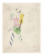 Marc Chagall - Clown, costume design for Aleko, 16x12" (A3) Poster Print