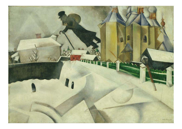 Marc Chagall - Over Vitebsk, 16x12