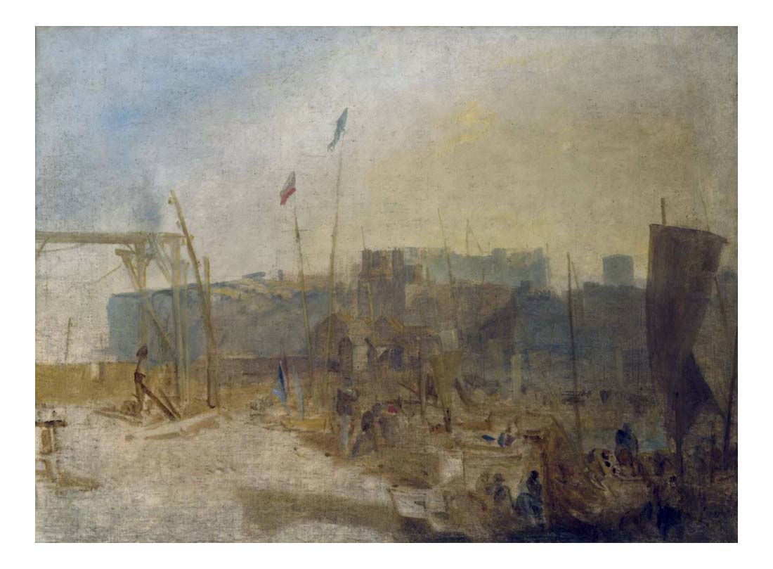 Margate, 1806-07 by John Mallord William Turner RA, 12x8"(A4) Poster
