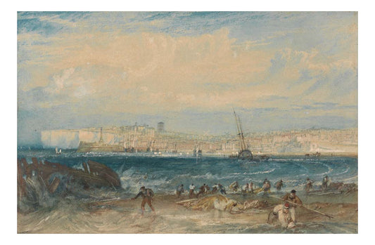 Margate, 1822 by John Mallord William Turner RA, 12x8"(A4) Poster