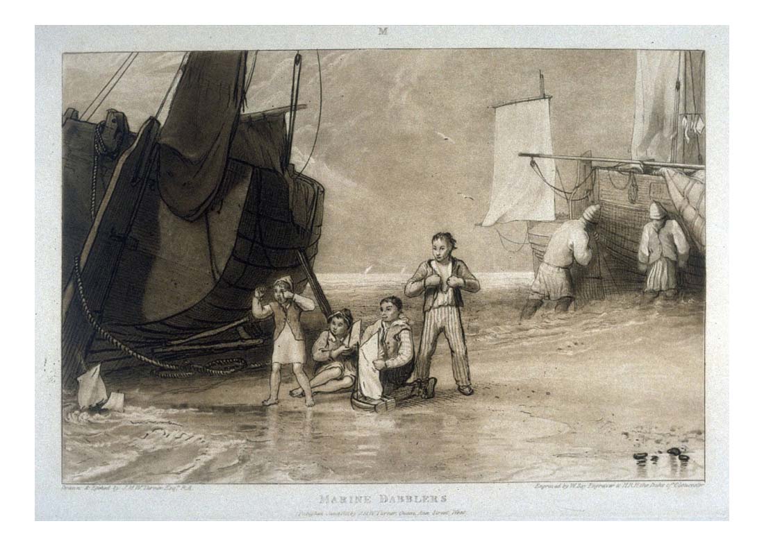 Marine Dabblers by John Mallord William Turner RA, 12x8"(A4) Poster