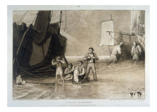 Marine Dabblers by John Mallord William Turner RA, 12x8"(A4) Poster