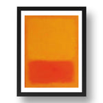 Mark Rothko: Untitled (4), modernist artwork, A3 Size Reproduction Poster Print in 17x13" Black Frame