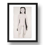 Marlene Dumas: Magdalena, modernist artwork, A3 Size Reproduction Poster Print in 17x13" Black Frame
